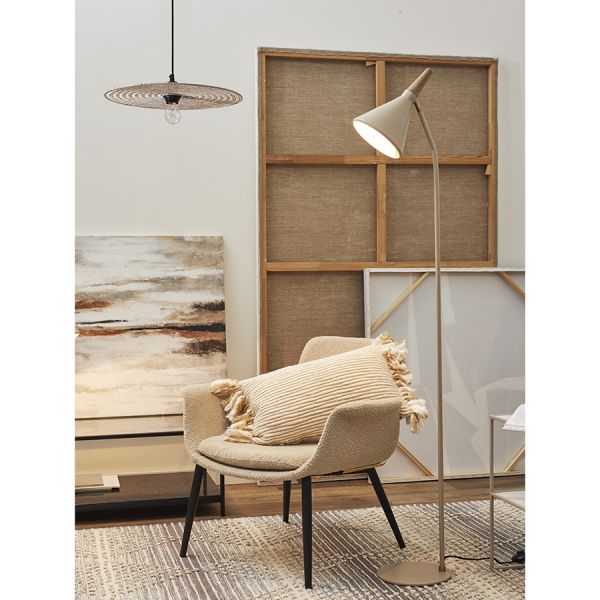 Торшер thor 164 см бежевый Bergenson Bjorn