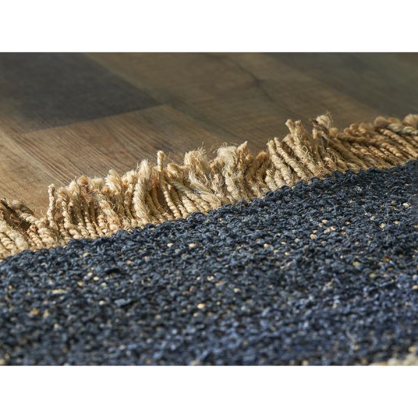 Ковер из джута, денима и шерсти hyderabad из коллекции ethnic 120х180 см Tkano