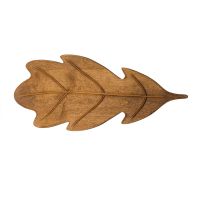 Блюдо для сервировки 'Дуб, 17x39 см, темно-коричневый Uneca