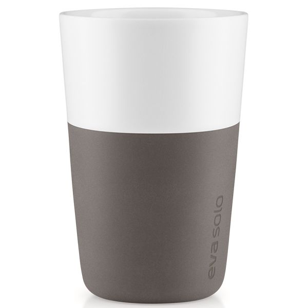 Чашки для латте 2 шт 360 мл taupe