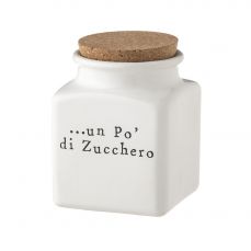 Ёмкость для сахара с крышкой Bianca Easy 14.5 см, Nuova Cer, 9064/2-EAW