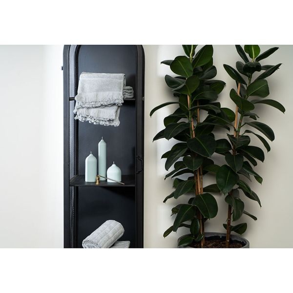 Полотенце для рук waves серого цвета из коллекции essential 50х90 см