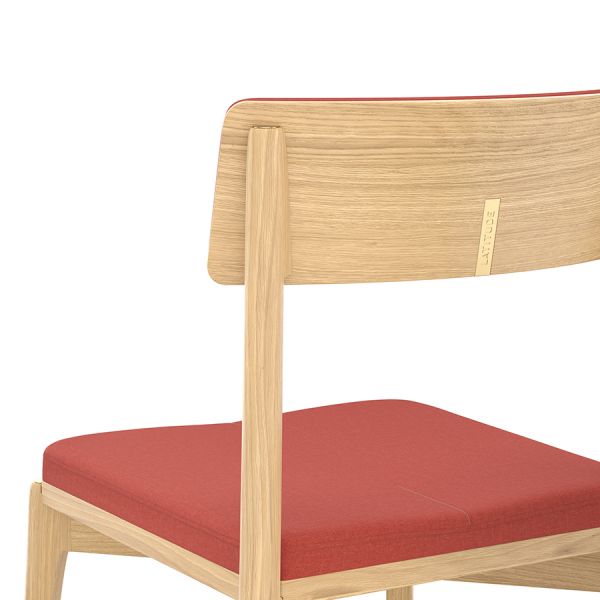 Стул aska рогожка ясень/красный Latitude