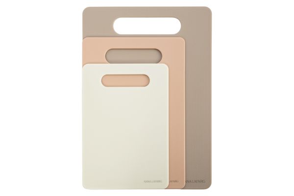 Набор досок разделочных, 3 шт, пластик, прямоугольный, цветной, Universal ANNA LAFARG
