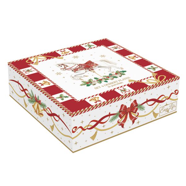 Набор десертных тарелок christmas tale 16 см, 4 шт Easy Life