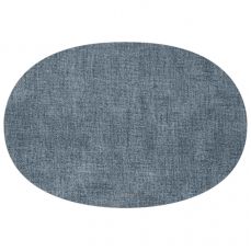 Салфетка подстановочная овальная двухсторонняя fabric синяя Guzzini