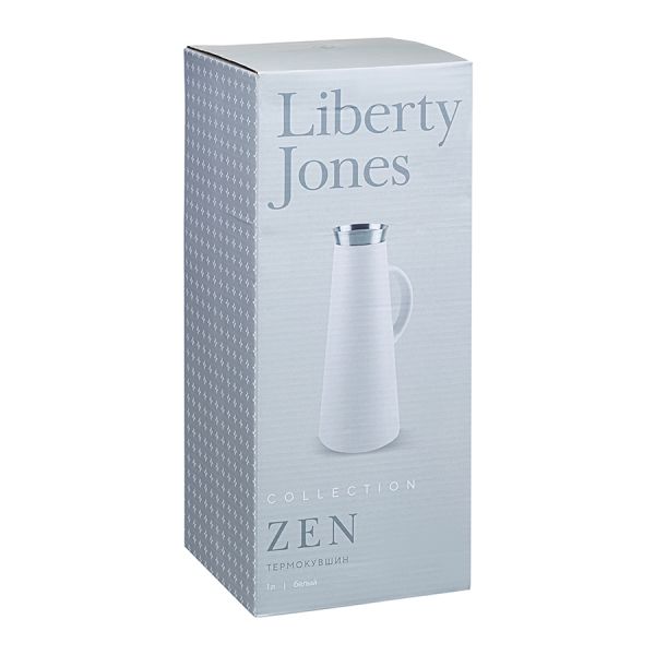 Термокувшин zen 1 л, белый Liberty Jones