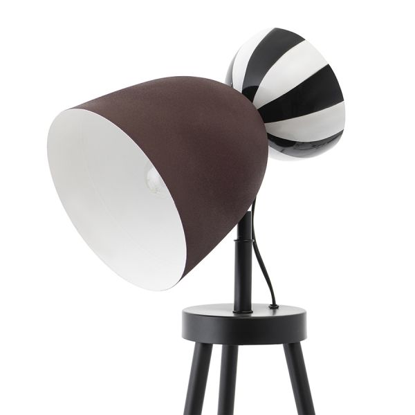 Торшер anniken, D37х145 см, черный/белый/сливовый Bergenson Bjorn
