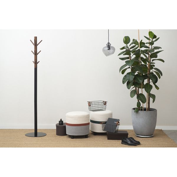 Пуф andrin, светло-бежевый/зеленый Bergenson Bjorn