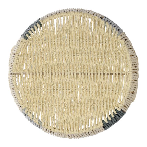 Корзина плетеная круглая bodhran sage из коллекции ethnic, размер s Tkano