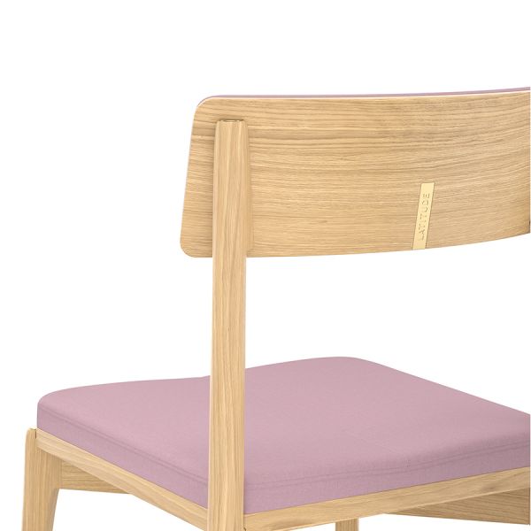 Стул aska рогожка ясень/розовый Latitude