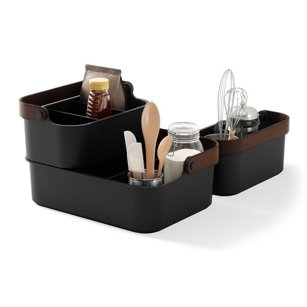 Органайзер bellwood, 37х27 см, черный/орех Umbra