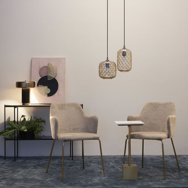 Стул dwight, фактурный шенилл, светло-бежевый Bergenson Bjorn