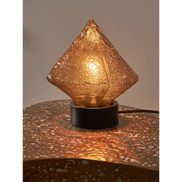 Светильник настольный frozen light, D20 см, янтарный Bergenson Bjorn