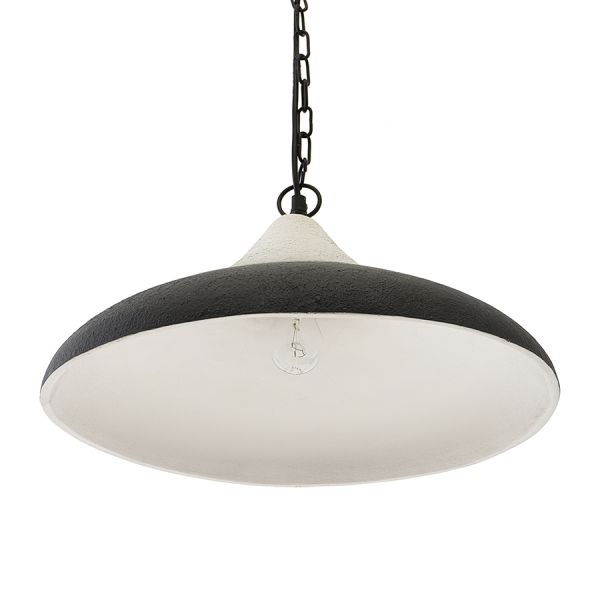 Светильник подвесной sustainable, D44х19 см, черный/белый Bergenson Bjorn