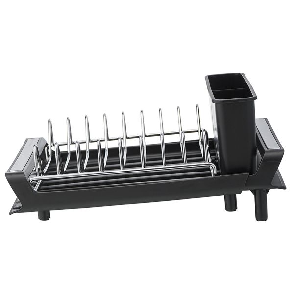 Сушилка для посуды atle раздвижная малая, черная Smart Solutions