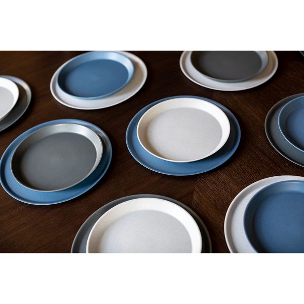 Тарелка connect organic 20,5 см синяя