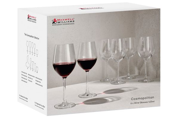 Набор бокалов для вина Cosmopolitan, 0,425 л, 6 шт Maxwell & Williams