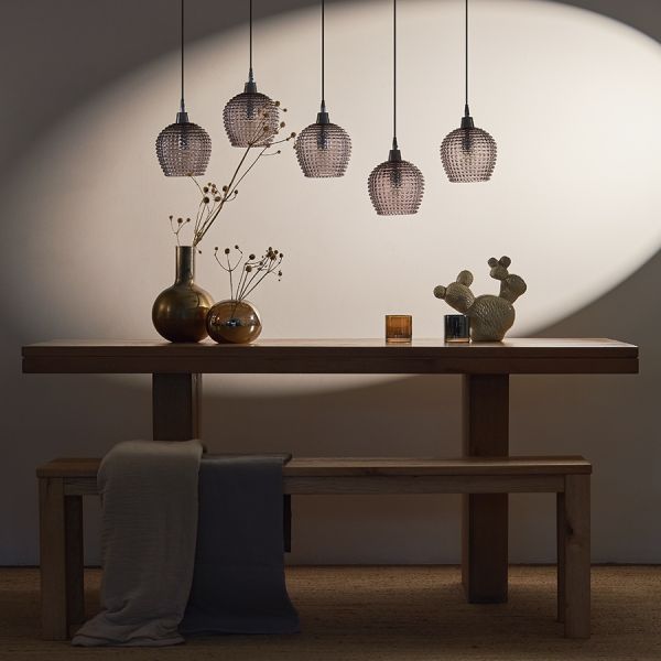 Светильник подвесной каскадный aurora, 110х18 см, серый Bergenson Bjorn