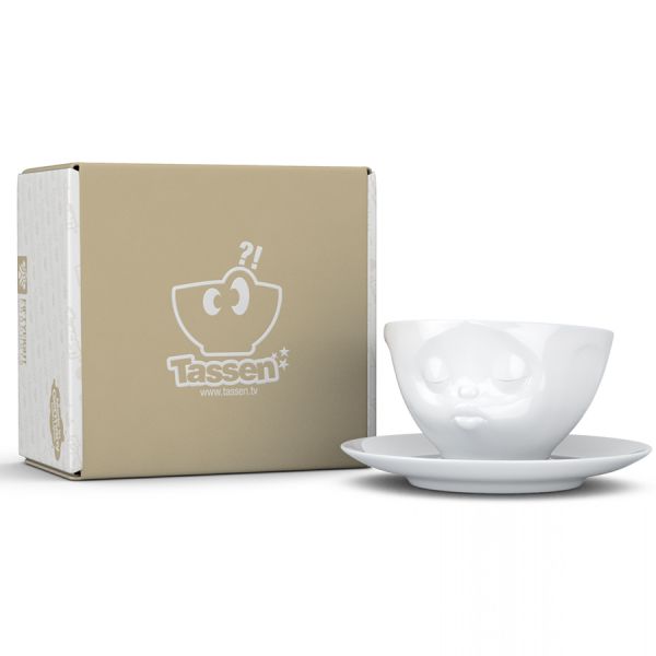 Чайная пара tassen kissing 200 мл белая