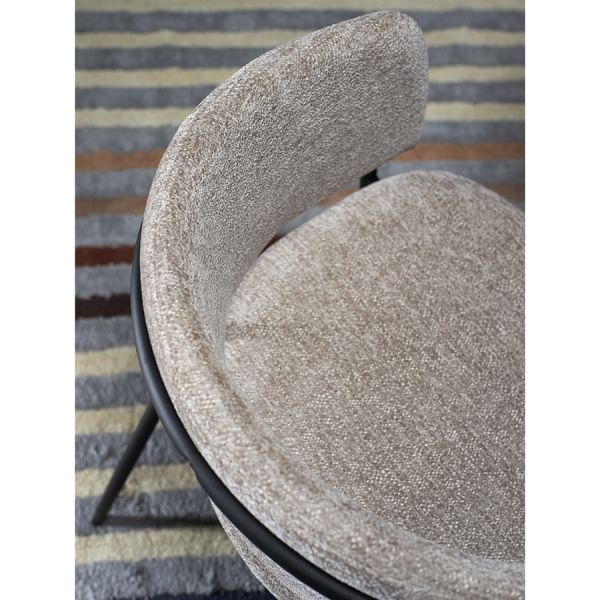 Стул helning, мягкий шенилл, капучино Bergenson Bjorn