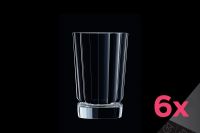 Набор из 6-ти стаканов высоких 280 мл CRISTAL D'ARQUES MACASSAR 6 шт 
