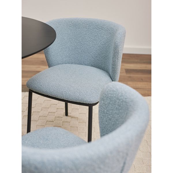 Стул foggy, букле, голубая пудра Bergenson Bjorn