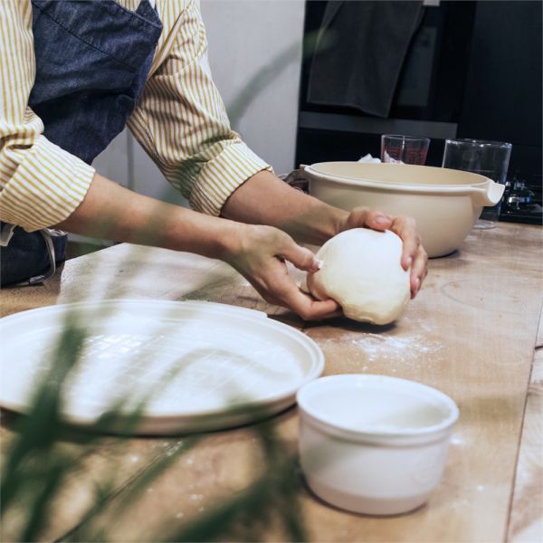 Набор для выпечки хлеба (форма керамическая+лопатка пекарская), (цвет: лен)     (1) (75)     505507