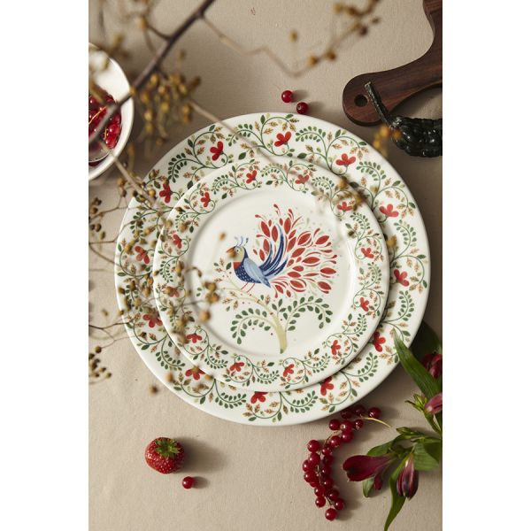 Набор тарелок fantail bird из коллекции birds of paradise в подарочной упаковке, 21 см, 2 шт Liberty Jones