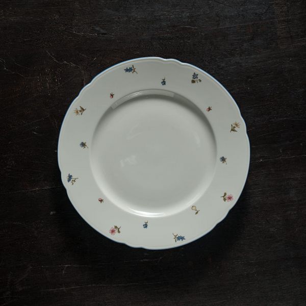 Тарелка обеденная 27.3 см, фарфор цвета слоновой кости, синий, Marieluise, 001.291128(4003106027991), SELTMANN