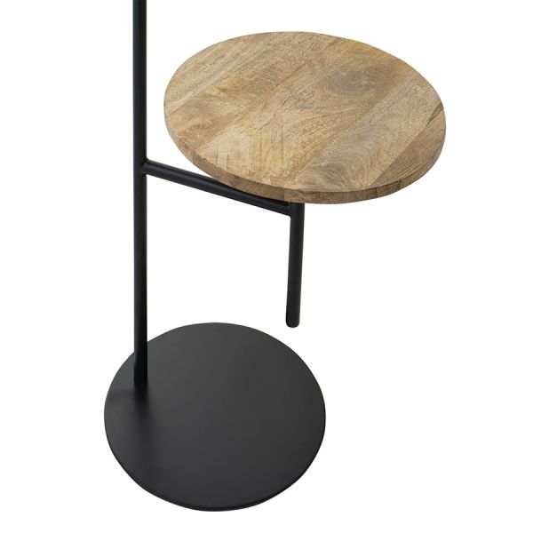 Торшер maury, 40х35х153 см, белый/натуральное дерево Bergenson Bjorn