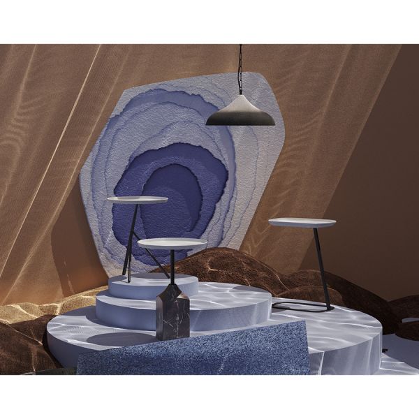 Столик приставной sustainable collection, серый/черный Bergenson Bjorn