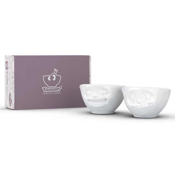 Набор чаш tassen laughing & tasty 100 мл белый 2 шт