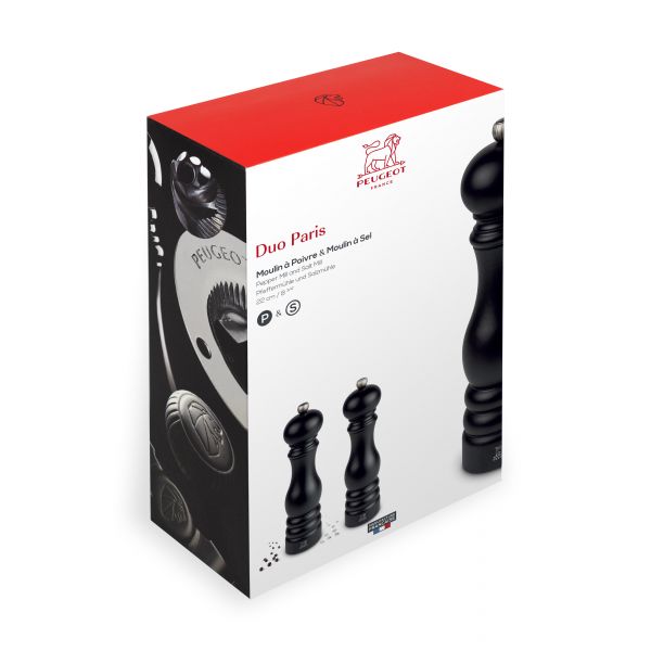 Набор: Мельница для соли и перца, 22 см, матовый черный, PARIS     (6)     2/1870422/M