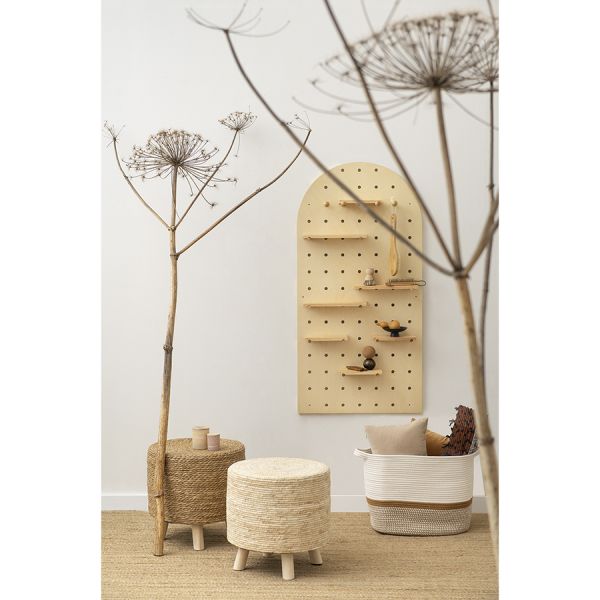 Пуф sonja, D40х40 см, светло-бежевый