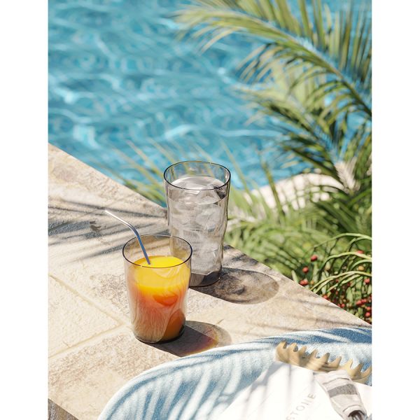 Набор стаканов hollow, 450 мл, серо-коричневый, 4 шт Liberty Jones