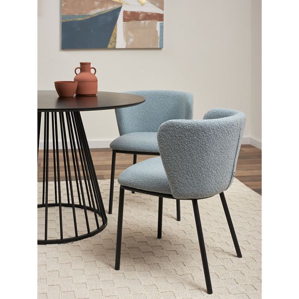 Стул foggy, букле, голубая пудра Bergenson Bjorn