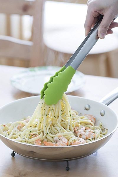 Щипцы кухонные MASTRAD 28 см цвет зеленый 