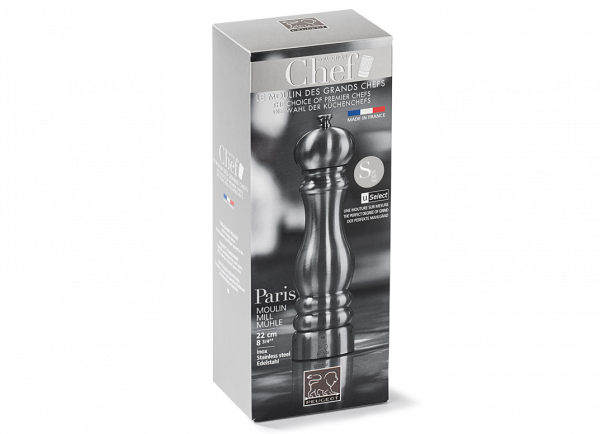 Мельница для соли PEUGEOT Paris 22 см из нержавеющей стали