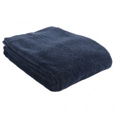 Полотенце банное темно-синего цвета из коллекции Essential 90х150 см