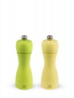 Набор мельниц для соли и перца Tahiti 15 см желтый салатовый
