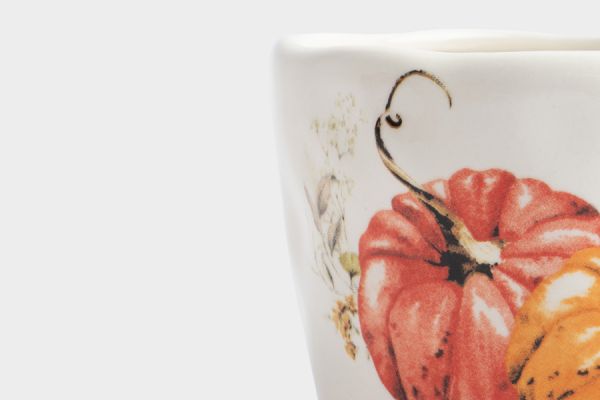 Кружка 340 мл, керамика, молочная, Тыквы, Bright pumpkin ANNA LAFARG
