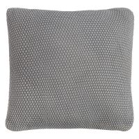 Подушка декоративная из стираного хлопка серого цвета из коллекции essential, 45х45 см