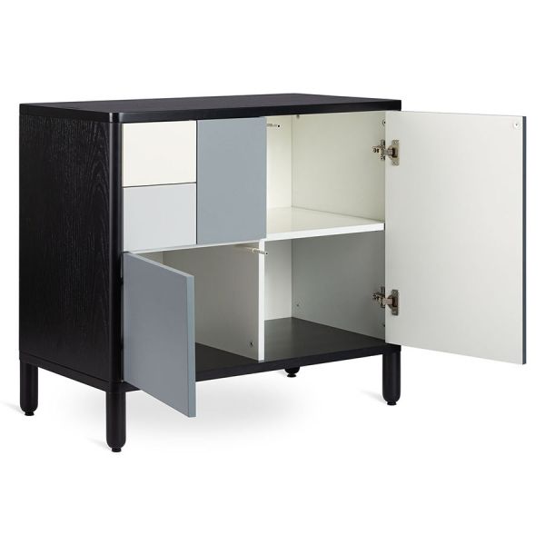 Комод saga tol 82х45х75 см черный