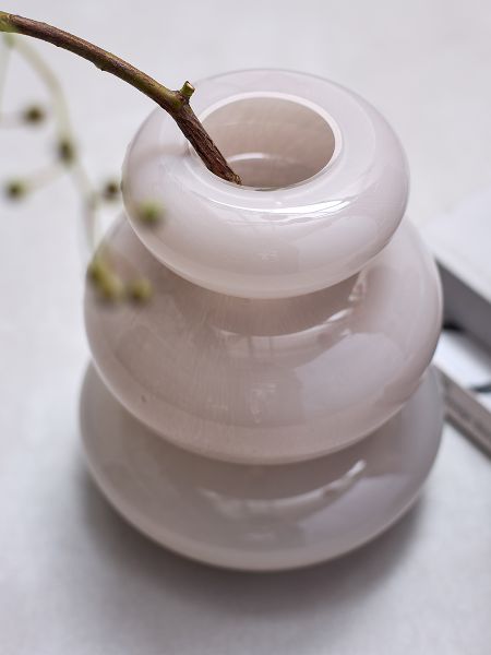 Ваза riverstone, 20 см, жемчужно-серая Bergenson Bjorn