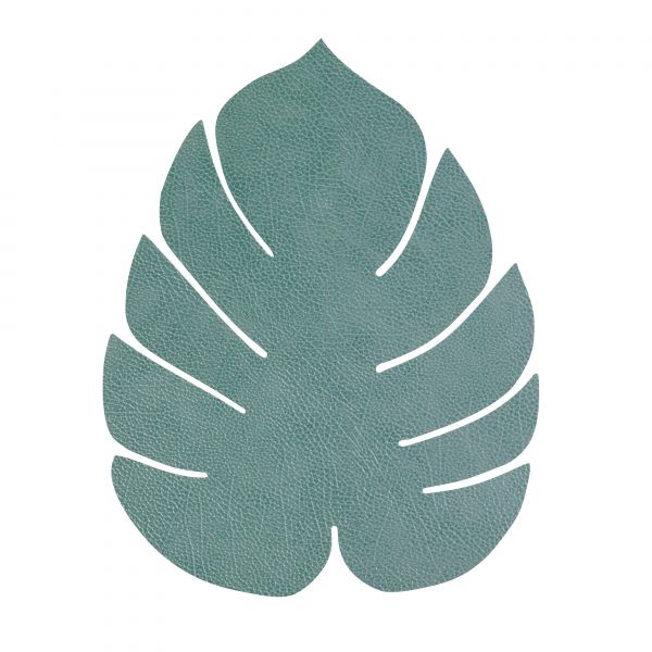 Салфетка подстановочная LINDDNA HIPPO cеро-зеленый лист монстеры 42x35 см 