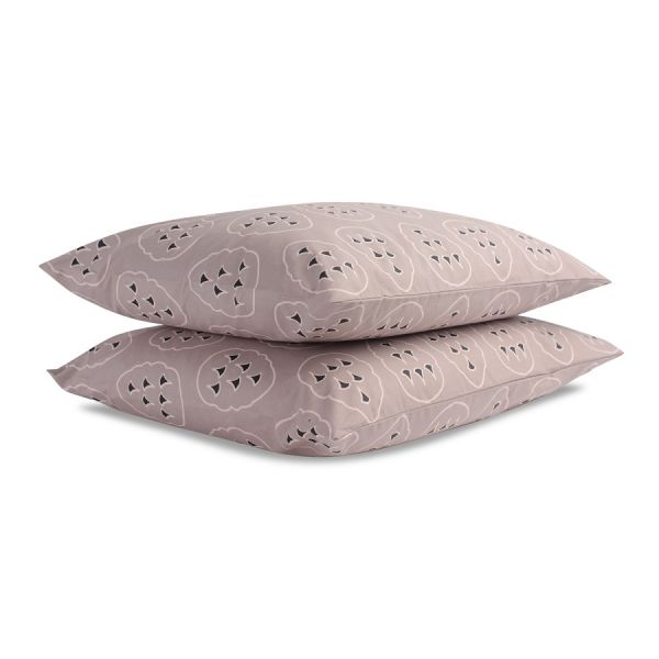 Комплект постельного белья из перкаля с принтом 'Симметрия леса' из коллекции russian north, 150х200 см Tkano