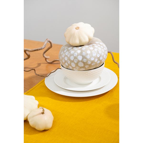 Набор из двух салатников белого цвета с фактурным рисунком из коллекции essential 16см