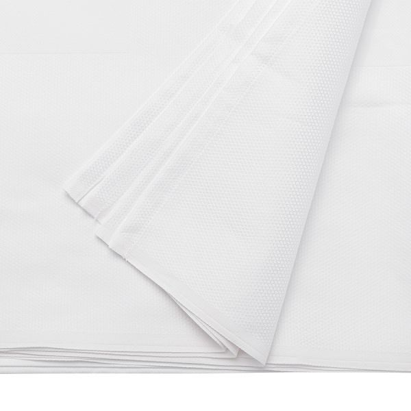 Скатерть классическая белого цвета из хлопка из коллекции essential 180х180 см