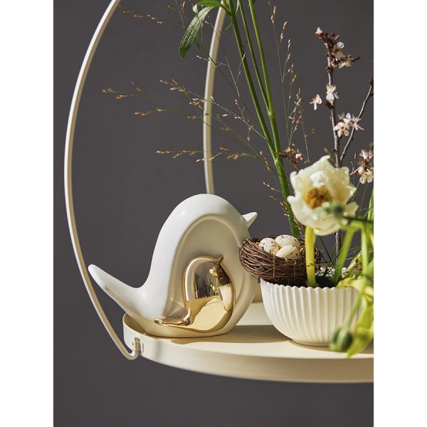 Декор из фарфора white birdie из коллекции essential, 16х8x13 см Tkano